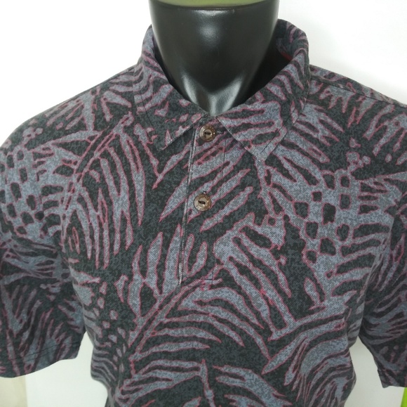 Crazy Shirts Short Sleeve Hawaiian Polo Large - Picture 1 of 6